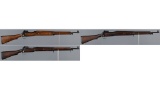 Three Eddystone Bolt Action Military Rifles
