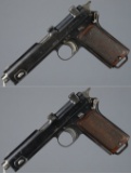 Two Steyr-Hahn Model 1912 Semi-Automatic Pistols