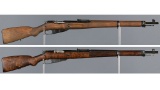 Two Finnish M39 Mosin-Nagant Pattern Bolt Action Rifles