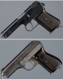 Two World War II Era Czech Semi-Automatic Pistols