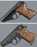 Two German Semi-Automatic Pistols