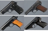 Four European Semi-Automatic Pistols
