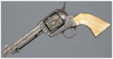 Engraved Colt Black Powder Single Action Army Revolver