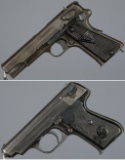Two World War II German Occupation Semi-Automatic Pistols