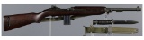 U.S. Saginaw S.G. M1 Carbine with Bayonet and Belt Rig
