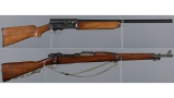 Two World War II U.S. Military Longarms