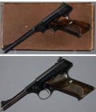 Two Colt Woodsman Semi-Automatic Pistols