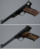 Two Colt Woodsman Semi-Automatic Pistols