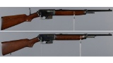 Two Winchester Semi-Automatic Rifles