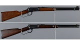 Two Winchester Lever Action Carbines