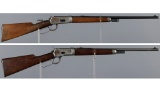 Two Winchester Lever Action Rifles