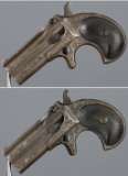 Three Remington Over/Under Derringer Pistols