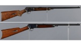 Two Winchester Semi-Automatic Rimfire Rifles