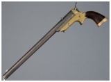 Long Barrel Single Shot Conversion Sharps Pepperbox Pistol