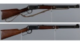 Two Winchester Model 94 Lever Action Carbines