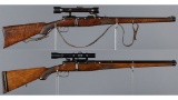 Two Steyr Mannlicher-Schoenauer Model 1908 Full Stock Rifles