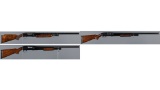 Three Winchester Model 12 Slide Action Shotguns