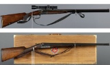 Two German Combination Guns