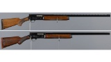 Two Auto-5 Semi-Automatic Shotguns