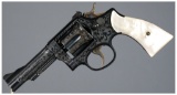 Engraved Smith & Wesson K-38 Pre-Model 15 Revolver