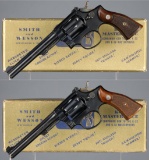 Two S&W K-22 Target Masterpiece Pre-Model 17 Revolvers