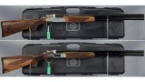 Two Cased Matching Numbers Wimberley Arms Over/Under Shotguns