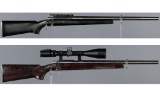 Two Bolt Action Benchrest Rifles