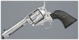 Factory Engraved Colt Single Action Army Revolver