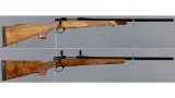 Two Sako Model L579 Forester Bolt Action Rifles
