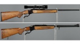 Two Ruger No. 1 Single Shot Rifles