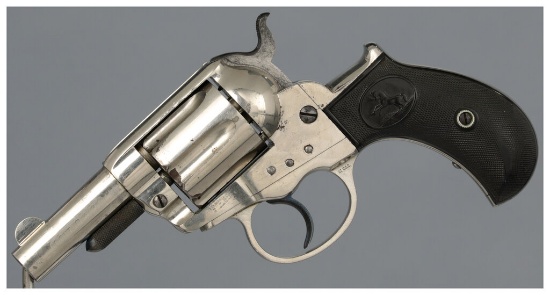 Etched Panel Sheriff's Model Colt Model 1877 Thunderer Revolver