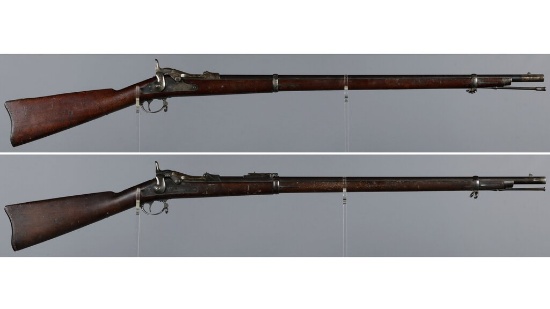 Two U.S. Springfield Trapdoor Rifles