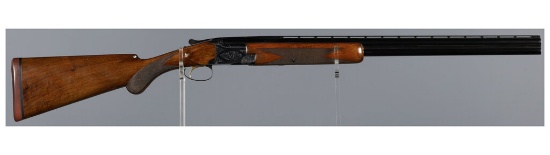 Engraved Belgian Browning 20 Gauge Lightning Superposed Shotgun
