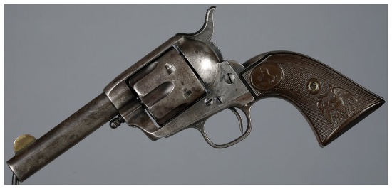 Fluted Frame Colt Sheriff's Model Single Action Army Revolver