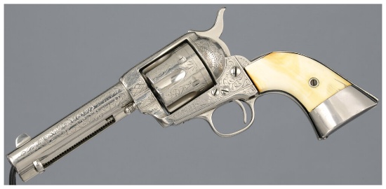 Factory Engraved Colt Black Powder Frame Single Action Army