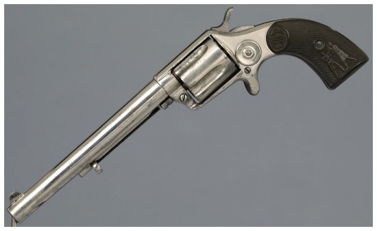 Etched Panel Colt New Police "Cop and Thug" Revolver