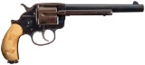 Antique Colt 1878 Revolver with Steer Head Grip and Letter