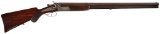 Factory Engraved Jaques Knecht Over/Under Hammer Combination Gun