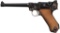 DWM 1917 Dated Model 1914 Navy Luger Semi-Automatic Pistol