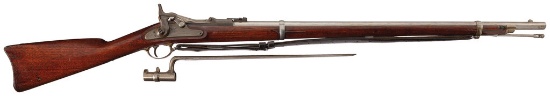 U.S. Springfield Model 1868 Trapdoor Rifle with Bayonet