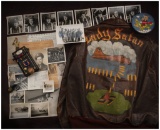 Identified WWII Painted USAAF B-17 â€œLady Satanâ€ A-2  Flight Jack