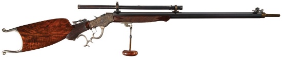 Factory Engraved Stevens-Pope Ideal No. 49 "Walnut Hill" Rifle