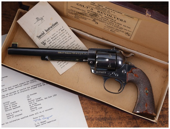 Colt Bisley Flattop Target Model .44 S&W Revolver