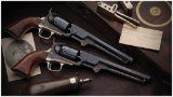 Victor Emmanuel II Presentation Colt London 1851 Navy Revolvers