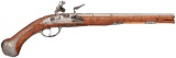 Italian Flintlock Pistol with Lazarino Cominazzo Signed Barrel