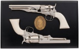 Cased Pair Colt Model 1862 Pocket Black Powder Series Revolvers