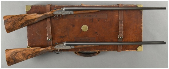 Pair Of Factory Engraved William Powell Son Shotguns Guns pair-of-factory-engraved-william-powell-son-shotguns-guns