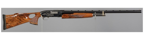 "N.H" Signed and Engraved Upgraded Winchester Model 12 Shotgun | Guns ...