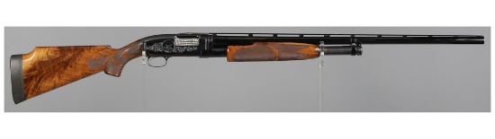 Upgraded Engraved Winchester Model 12 Slide Action Shotgun | Guns ...