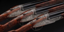 Pedersoli and Torcoli "Divine Comedy" Trio of Fabbri Shotguns